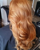 #10 Caramel Apricot Tape Hair Extensions 22-24"