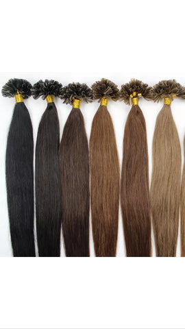 HOT FUSION HAIR EXTENSIONS 22" RUSSIAN REMY