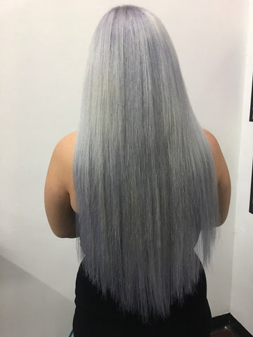 full head of tape extensions + Custom Colouring