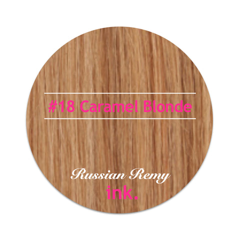 #18 Caramel Blonde Tape Hair Extensions 22-24"