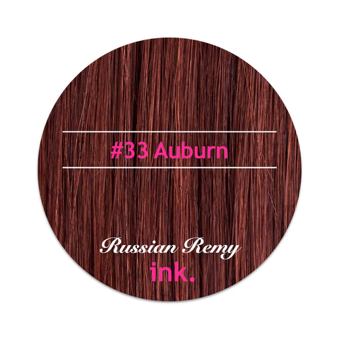 #33 Auburn Tape Hair Extensions 22-24"