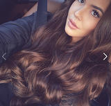 #4 Medium Chocolate Brown Clip In Hair Extensions 22-24"