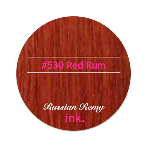 #530 Red Rum Tape Hair Extensions 22-24"