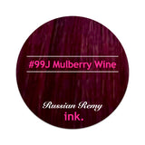 #99J Mulberry Wine Tape Hair Extensions 22-24"