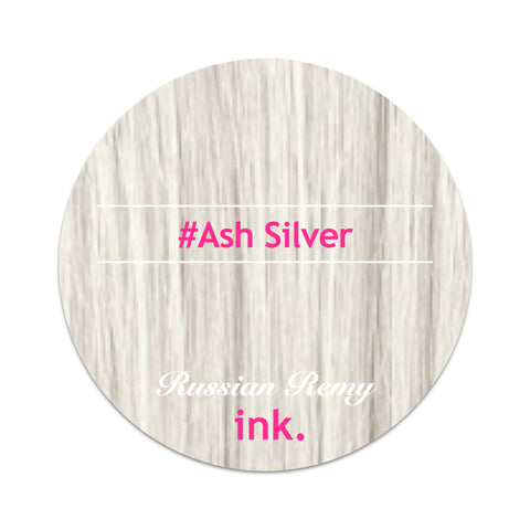 #Ash Silver Tape Hair Extensions 22-24"
