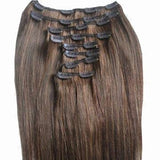 CLIP IN HAIR EXTENSIONS RUSSIAN REMY FULL SET