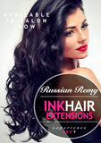 CLIP IN HAIR EXTENSIONS RUSSIAN REMY FULL SET