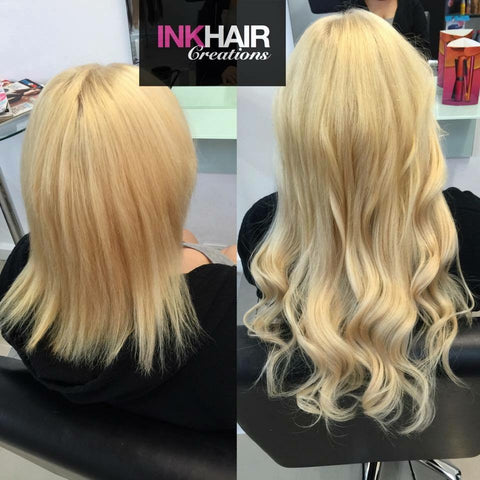 Paris Full Head of Russian Ink Hair Extensions 150g