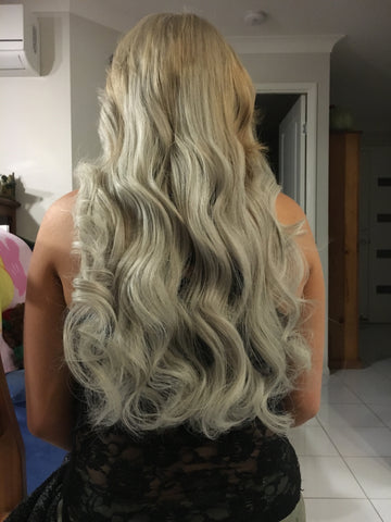 Double Full Head of Ink Russian Hair Extensions 200g