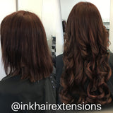 Paris Full Head of Russian Ink Hair Extensions 150g