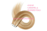 TAPE IN HAIR EXTENSIONS 22" RUSSIAN REMY