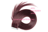 TAPE IN HAIR EXTENSIONS 22" RUSSIAN REMY