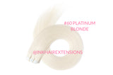 TAPE IN HAIR EXTENSIONS 22" RUSSIAN REMY