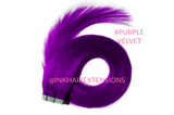 TAPE IN HAIR EXTENSIONS 22" RUSSIAN REMY