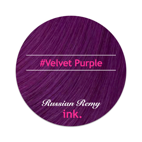 #Velvet Purple Tape Hair Extensions 22-24"